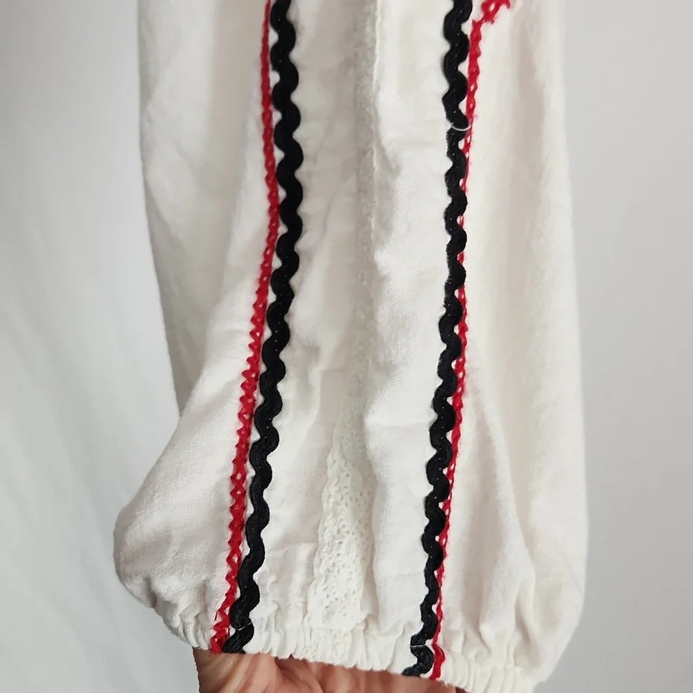 Free People Bonnie Embroidered Top, XS, Excellent Used Condition
